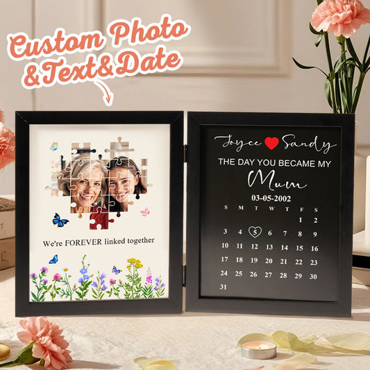 Personalized Photo Frame - The Day You Became My Mother - Mother's Day Gift - furevermama
