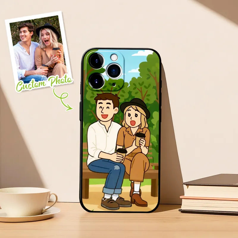 Custom Cartoon Style Photo Phone Case