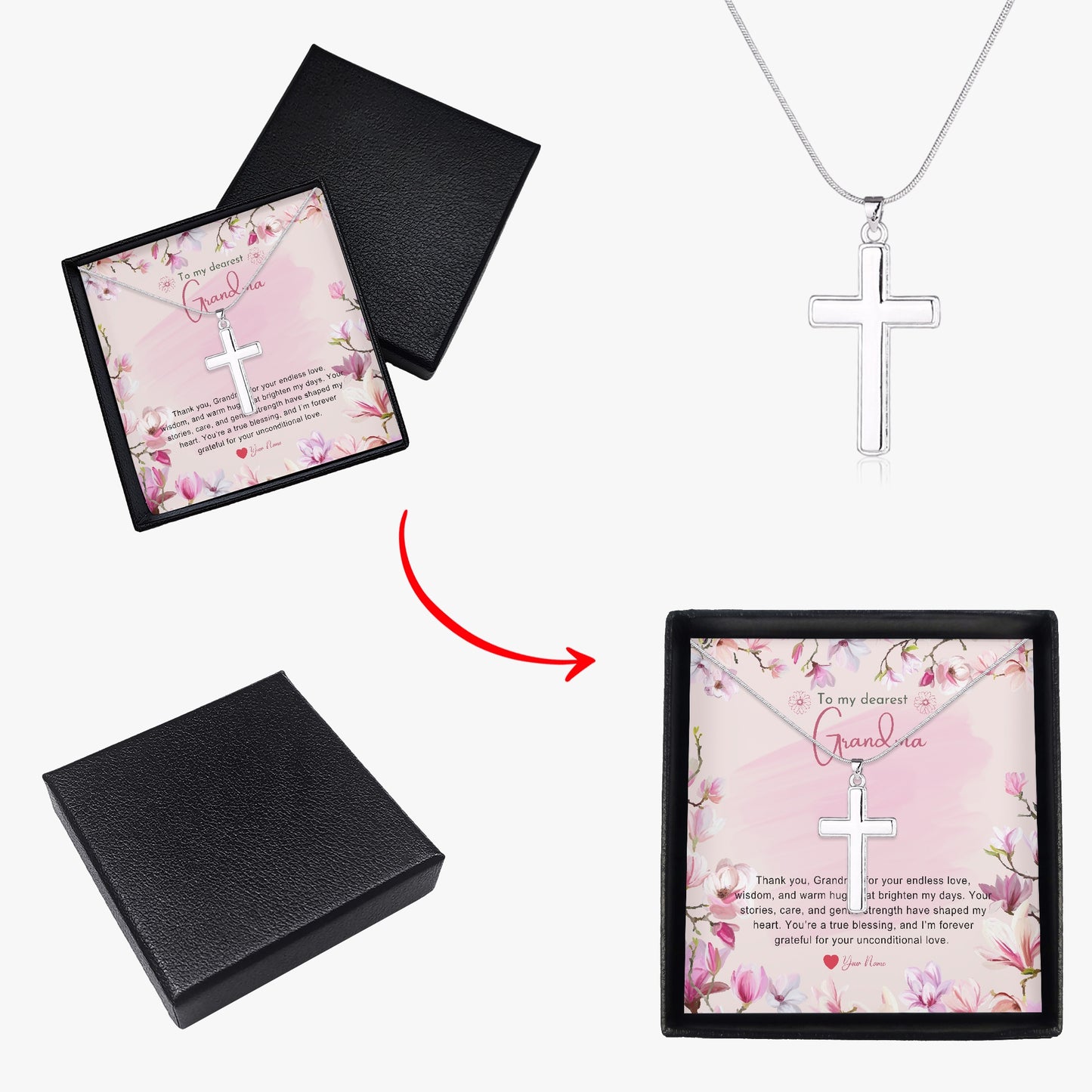 Religious Jewelry with Gift Box For Grandmother - furevermama