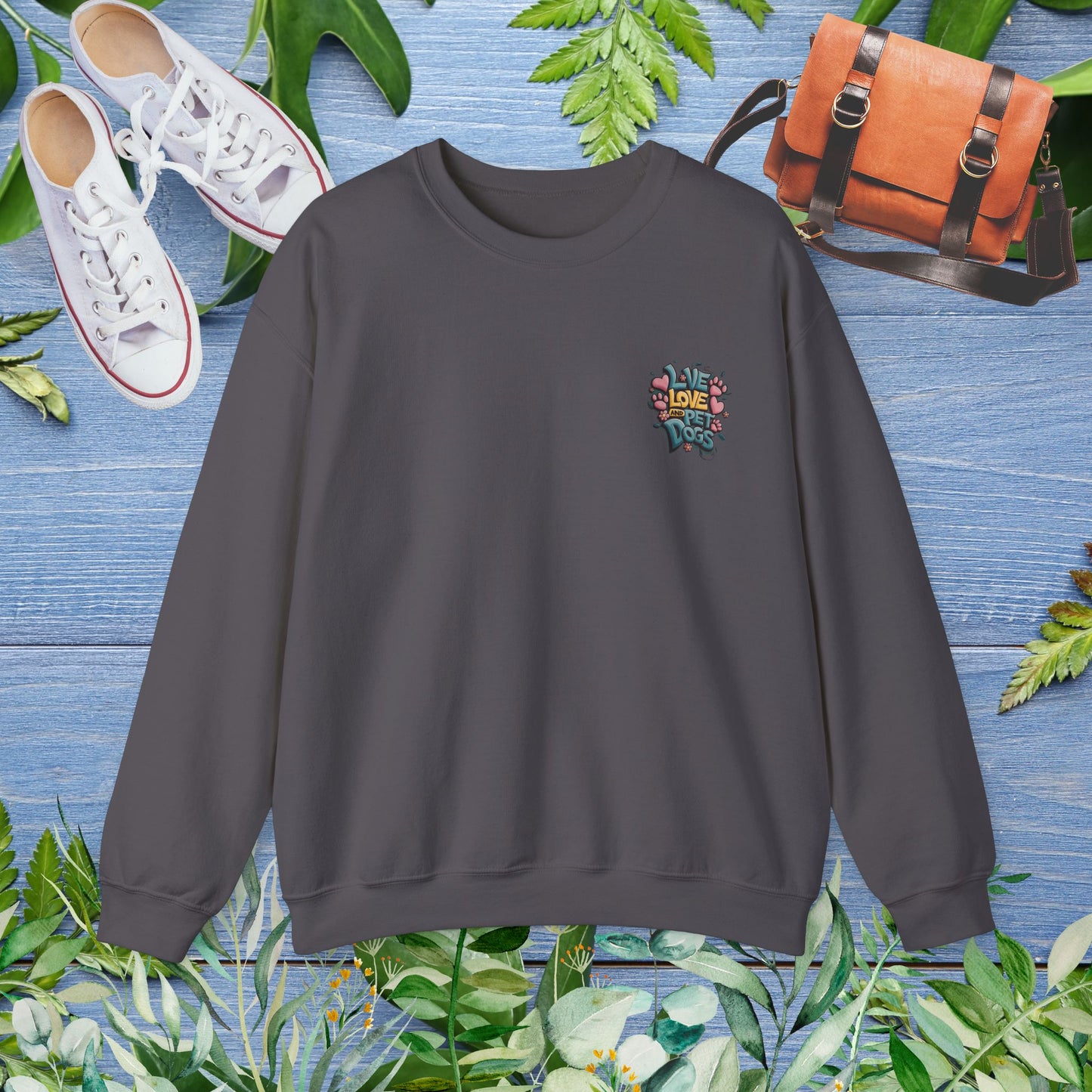 Live Love and Pet Dog Sweatshirt - furevermama