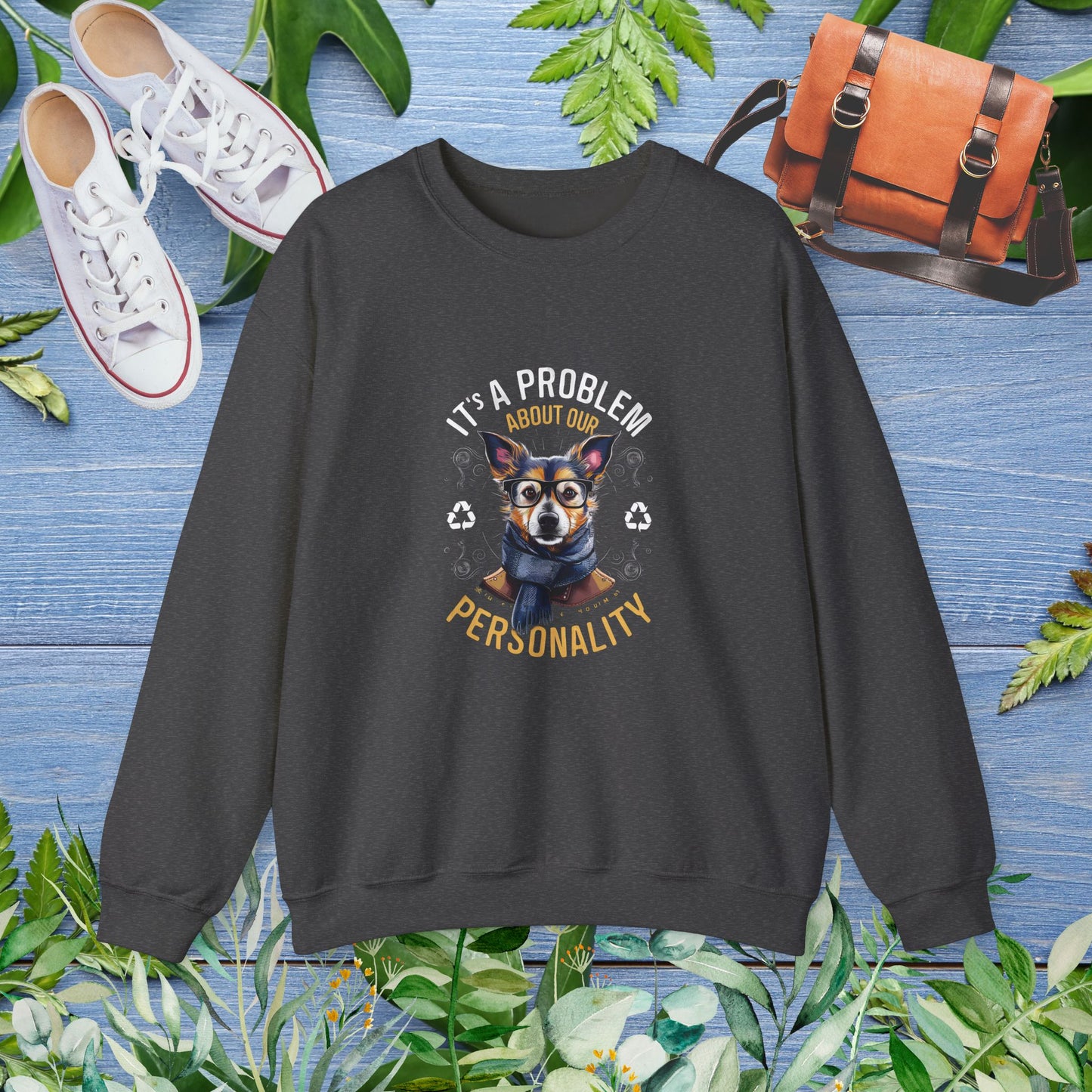Problem About Your Personality Crewneck Sweatshirt - furevermama