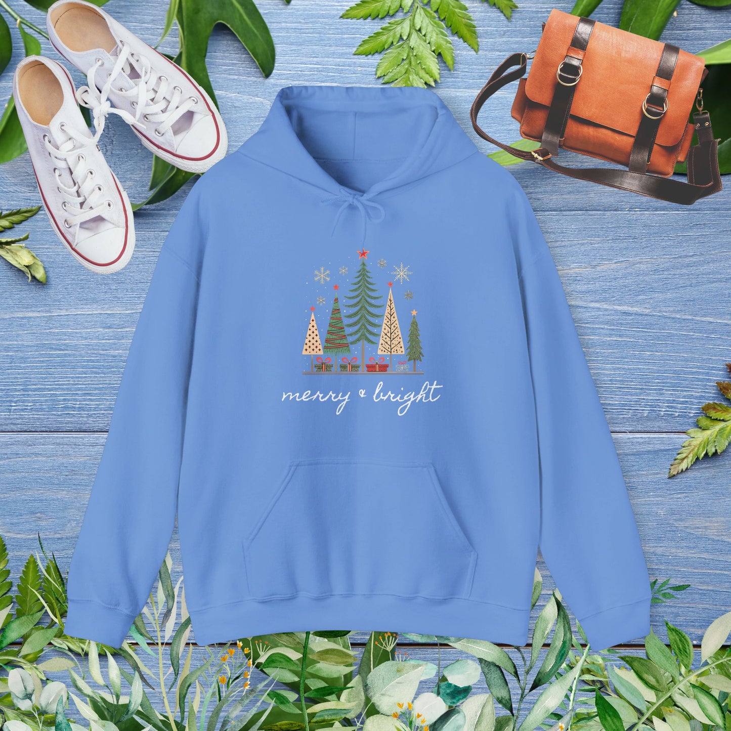 Vintage Christmas Trees Stylish Hoodie - furevermama