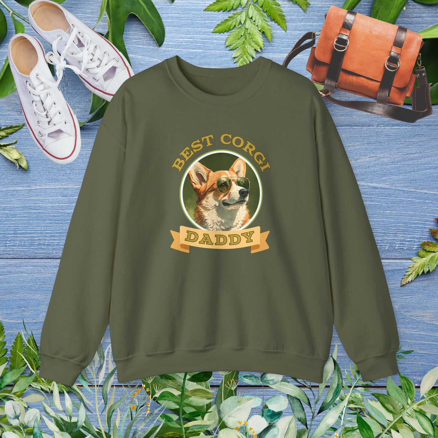 Best Corgi Daddy Ever Sweatshirt - furevermama