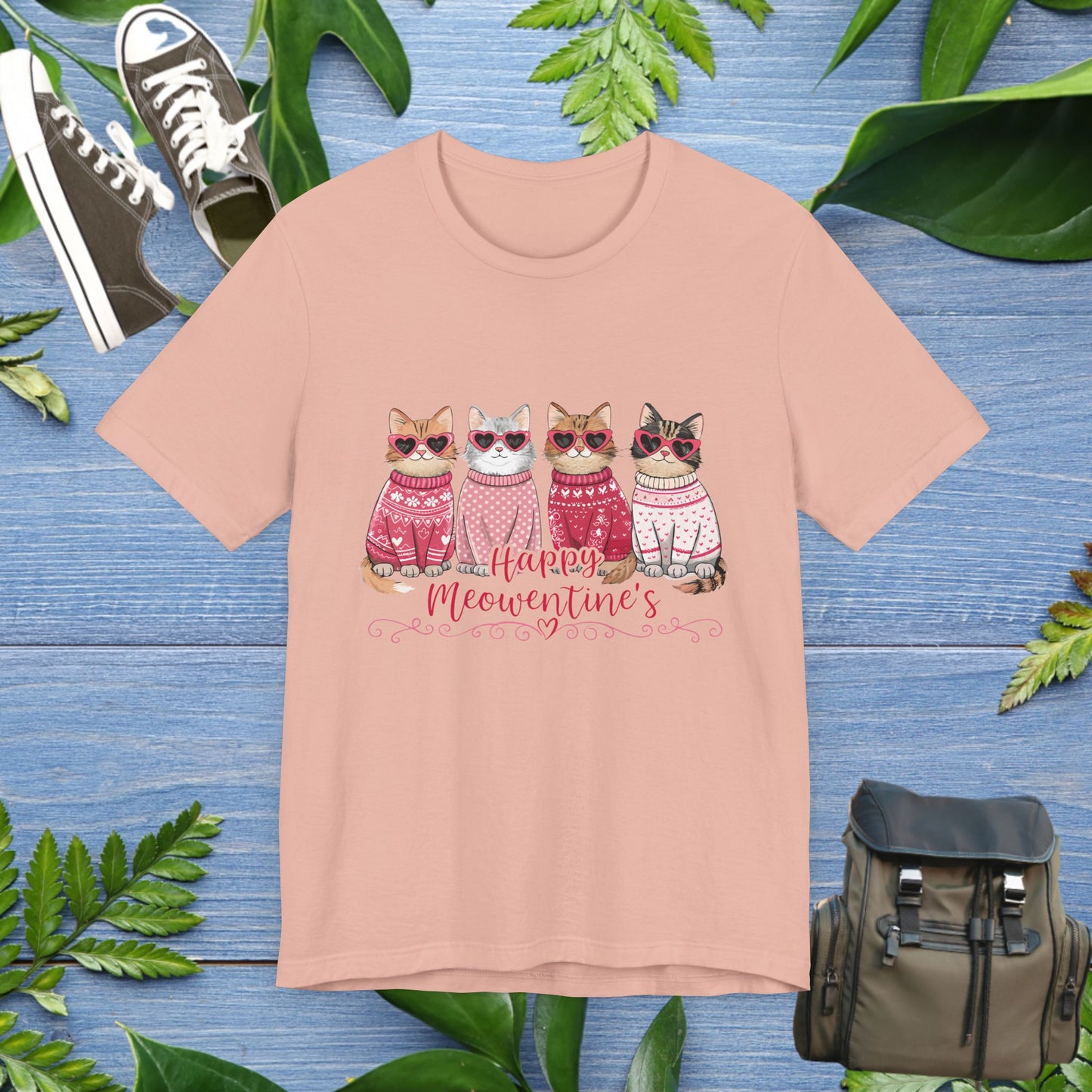 Happy Meowentine's Unisex T-Shirt - furevermama