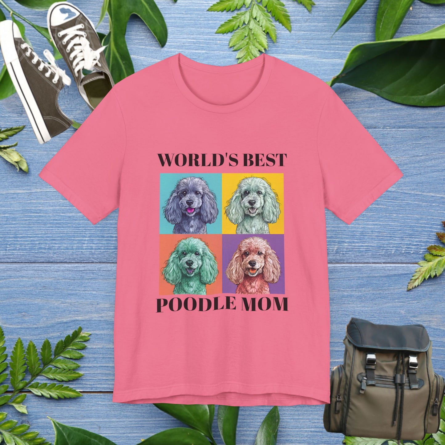 Poodle Color My Life T-Shirt - furevermama