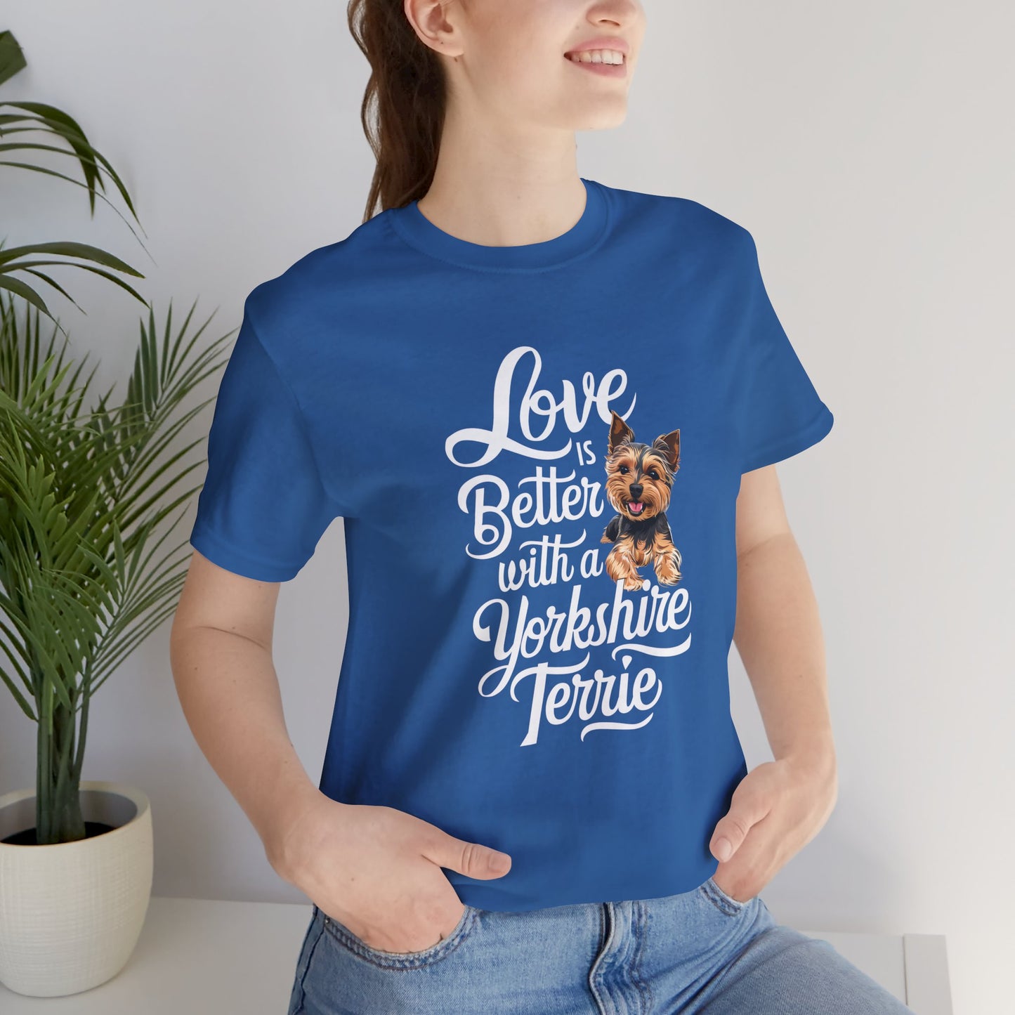 Life Is Better With A Terrie Yorkshire Unisex T-Shirt - furevermama
