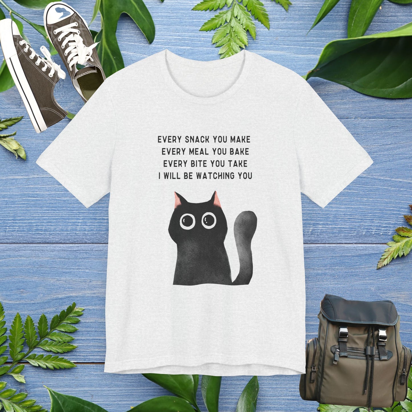 I Will be Watching You Cat Graphic Unisex T-Shirt - furevermama