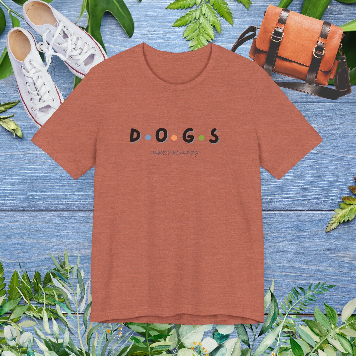Dogs Make Me Happy T-Shirt - furevermama