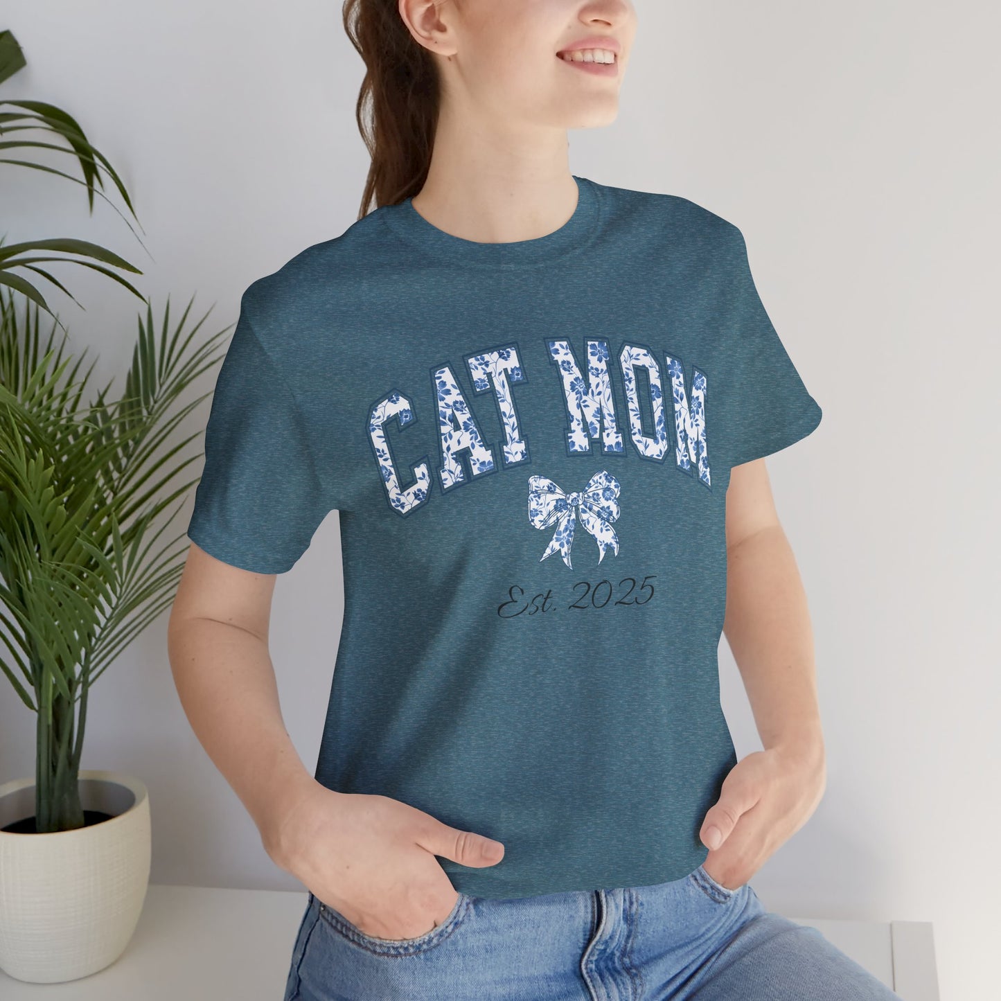 Cat Mom Personalized T-Shirt