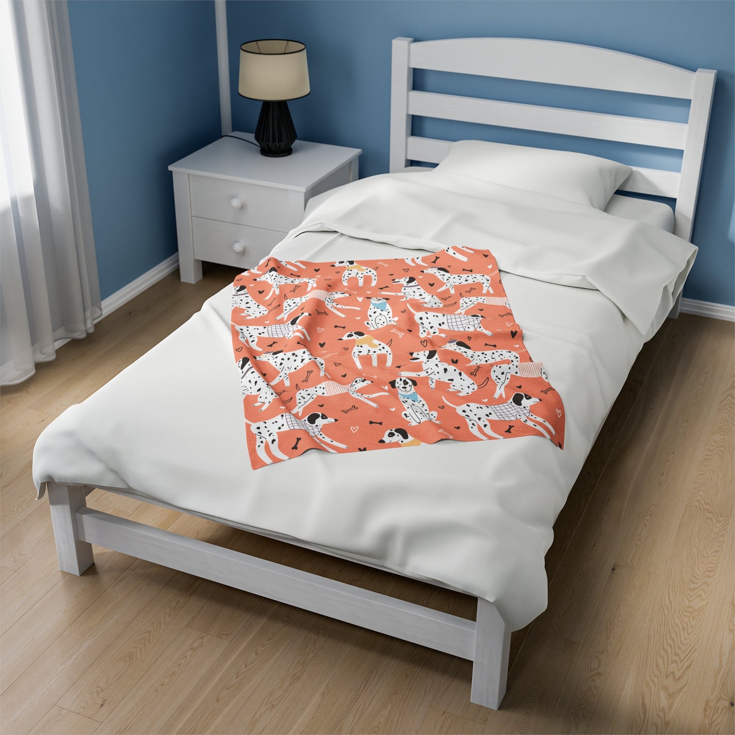 Dalmatian Velveteen Plush Blanket - furevermama