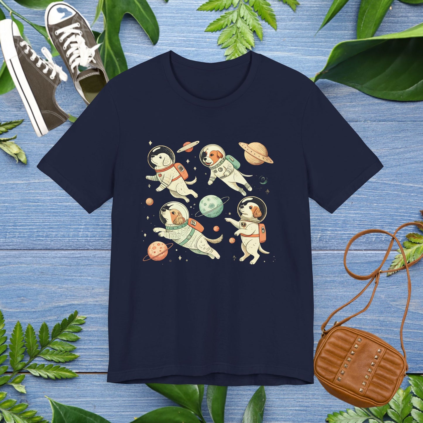 Astronaut Dog Unisex T-Shirt - furevermama