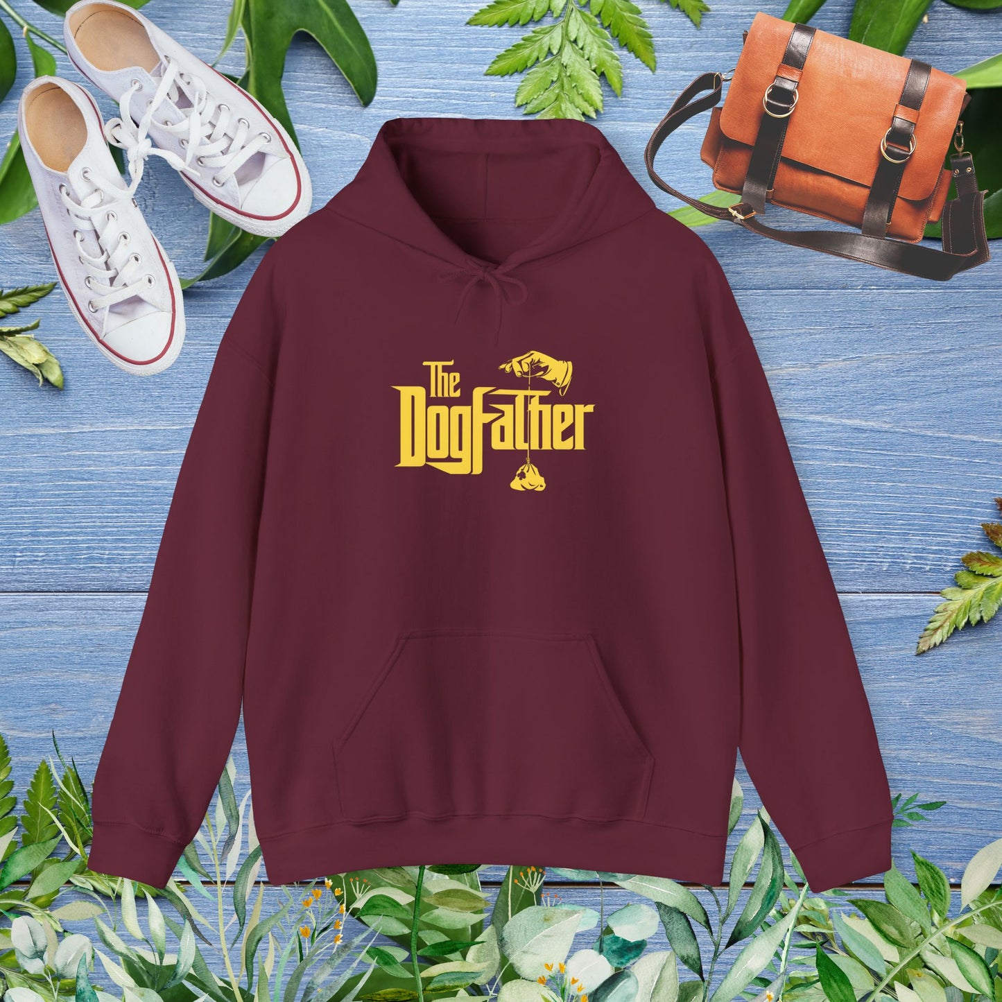 Dog Father Hoodie - Unisex Heavy Blend™ Sweatshirt - furevermama
