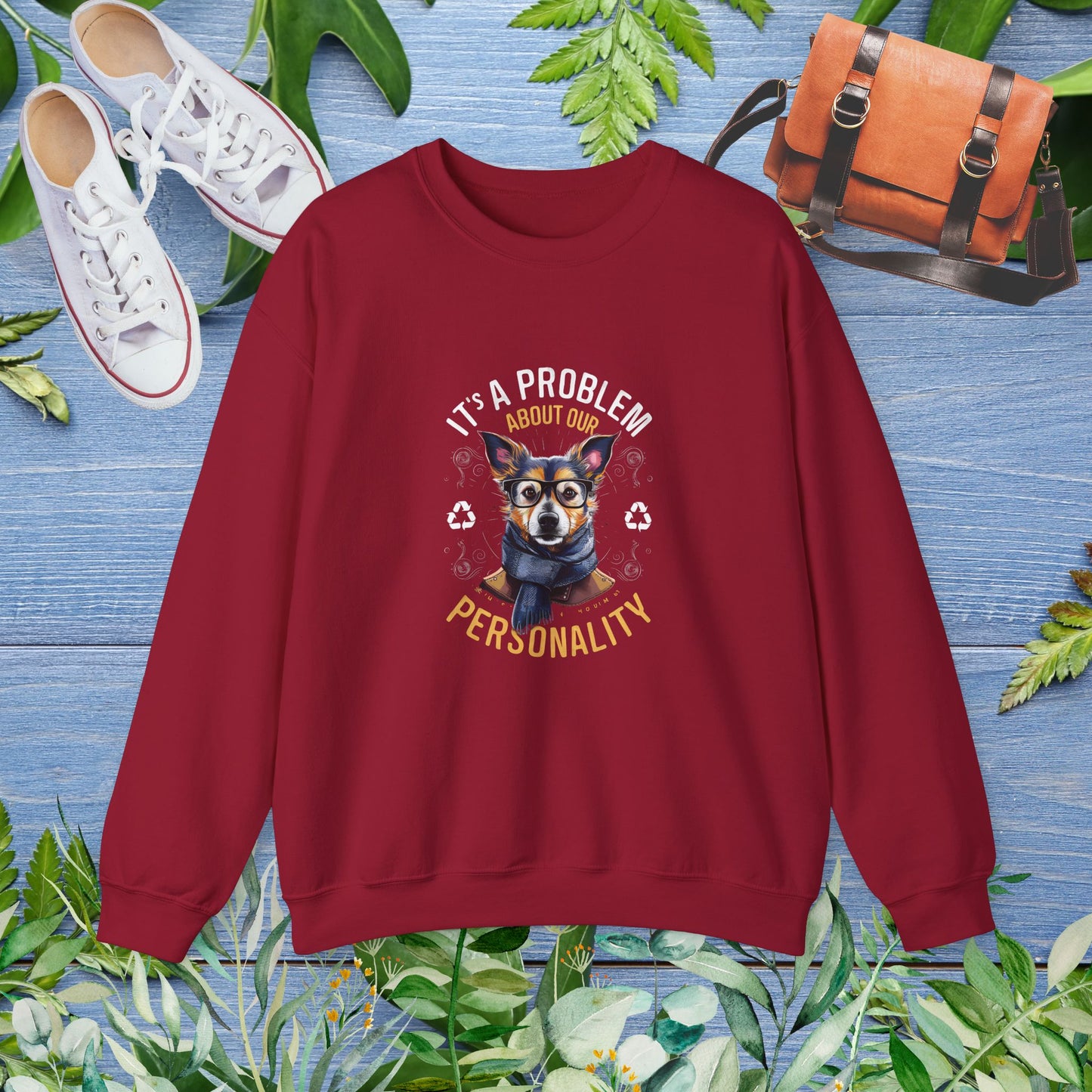 Problem About Your Personality Crewneck Sweatshirt - furevermama