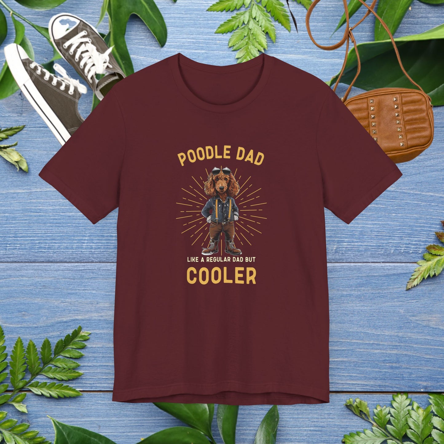Cooler Poodle Dad Ever Unisex T-Shirt - furevermama
