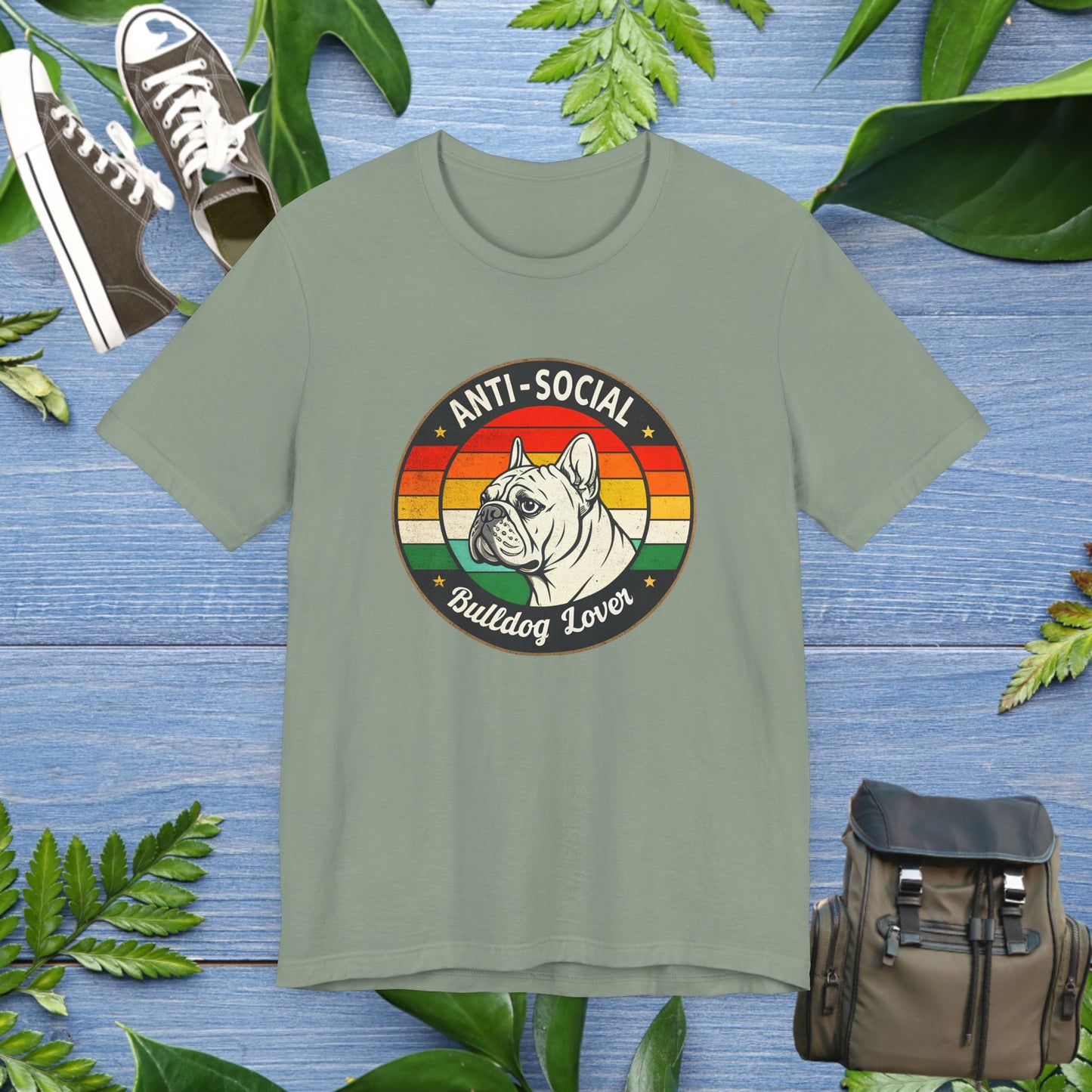 Anti-Social Bulldog Lover T-Shirt - furevermama