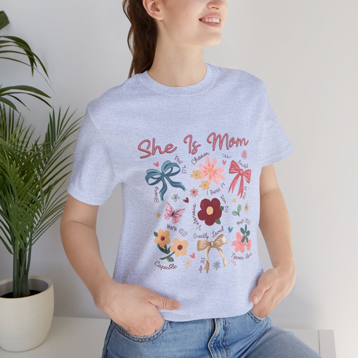 Mom T-Shirt - She is Mom Design