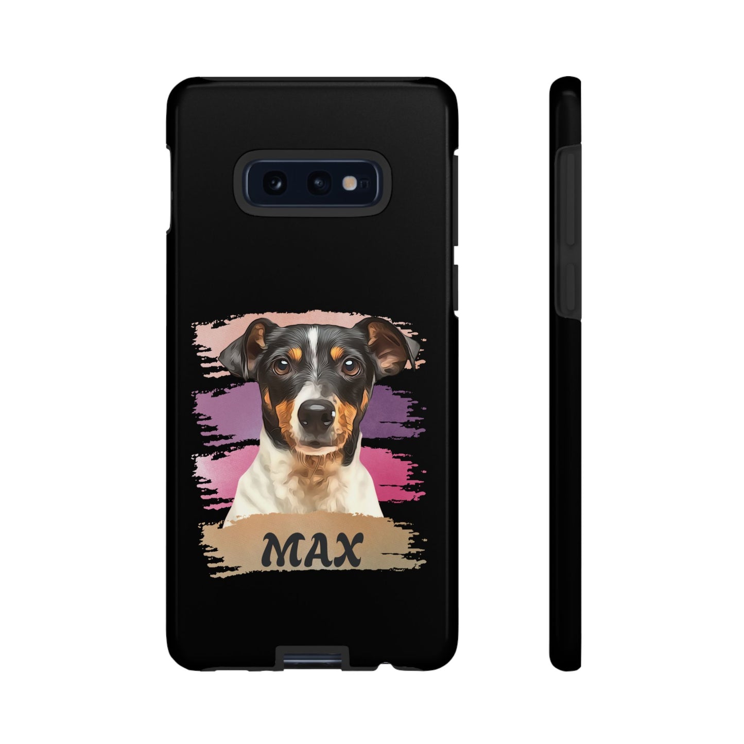 Custom Pet Portrait Phone Case, Pink Brush Edition - furevermama