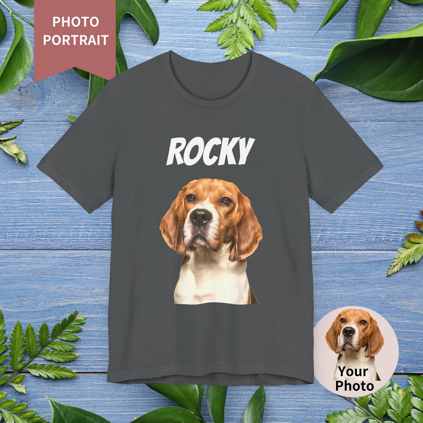 Custom Pet Portrait Unisex T-Shirt - furevermama