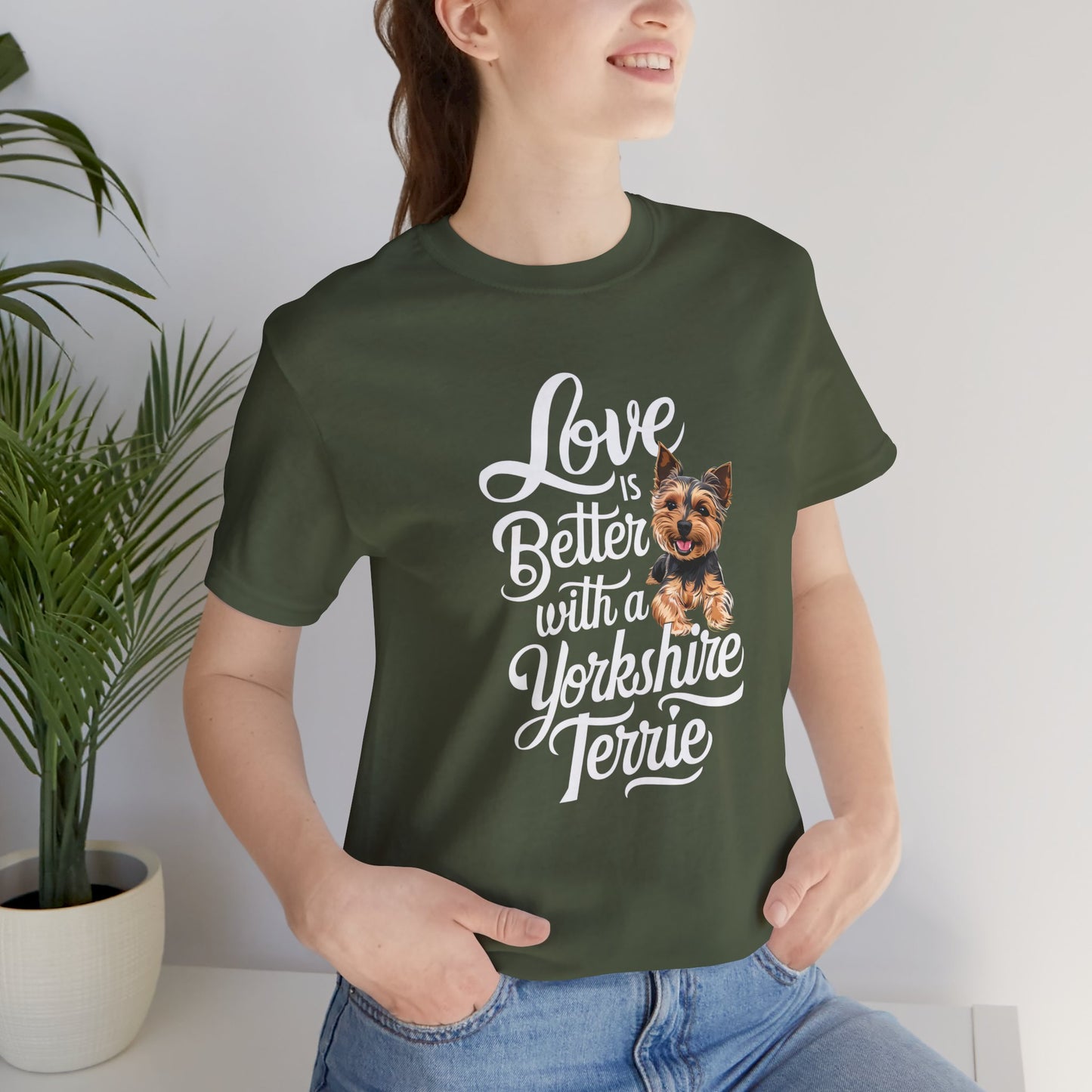 Life Is Better With A Terrie Yorkshire Unisex T-Shirt - furevermama