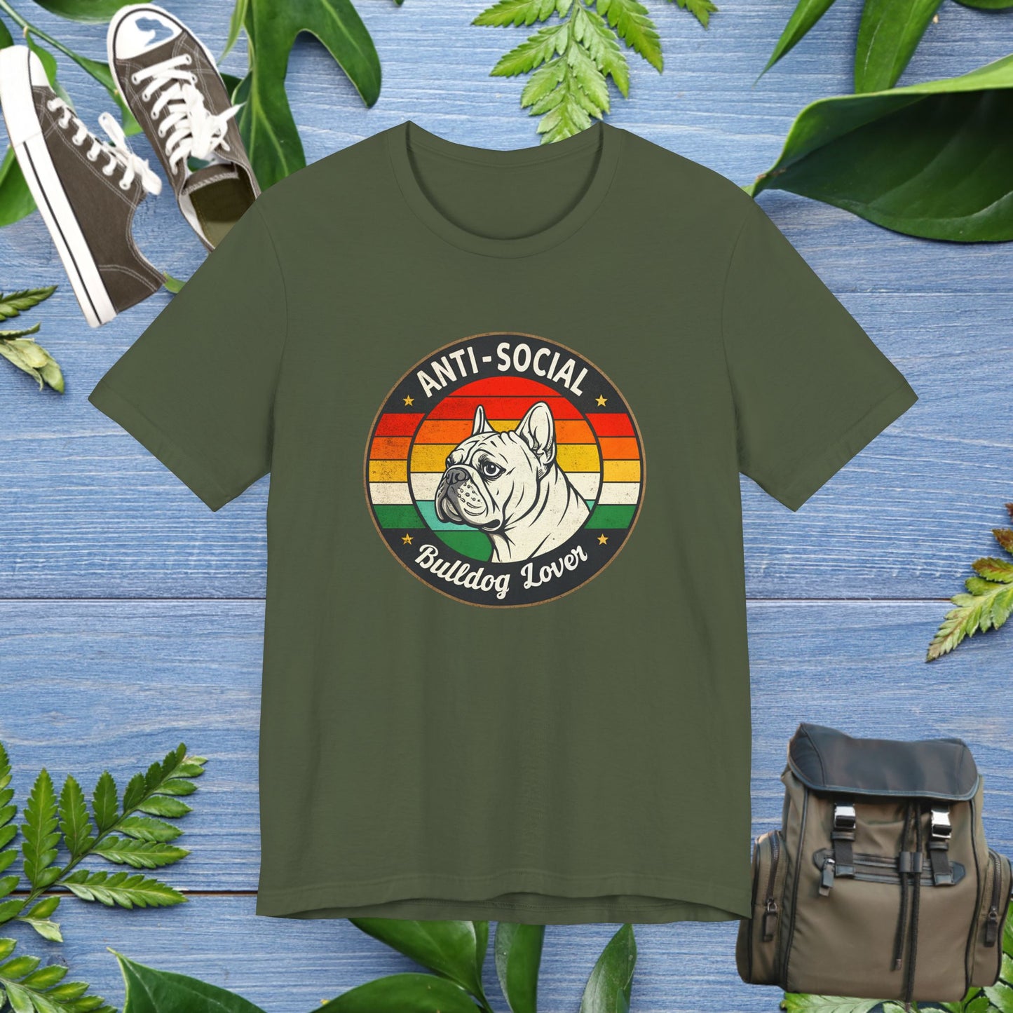 Anti-Social Bulldog Lover T-Shirt - furevermama