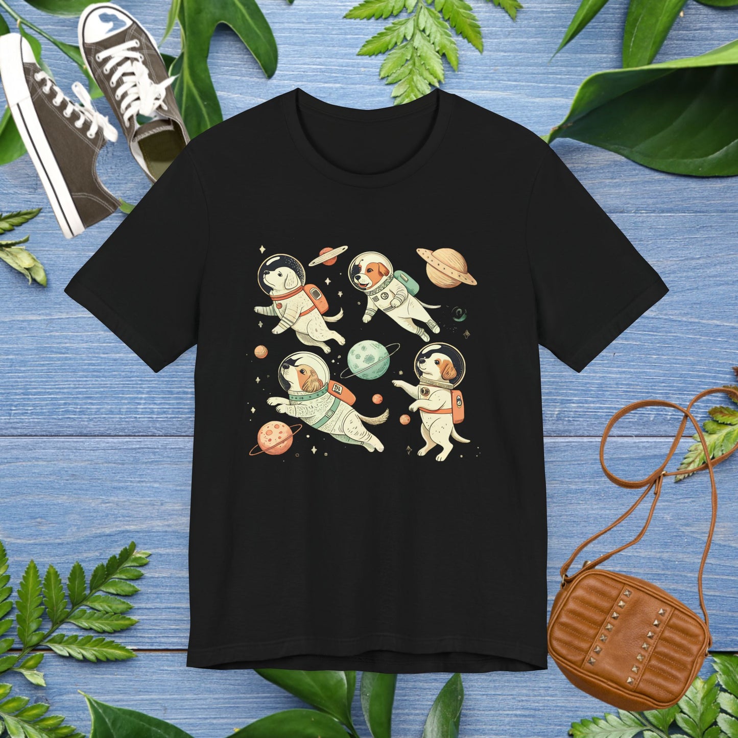 Astronaut Dog Unisex T-Shirt - furevermama