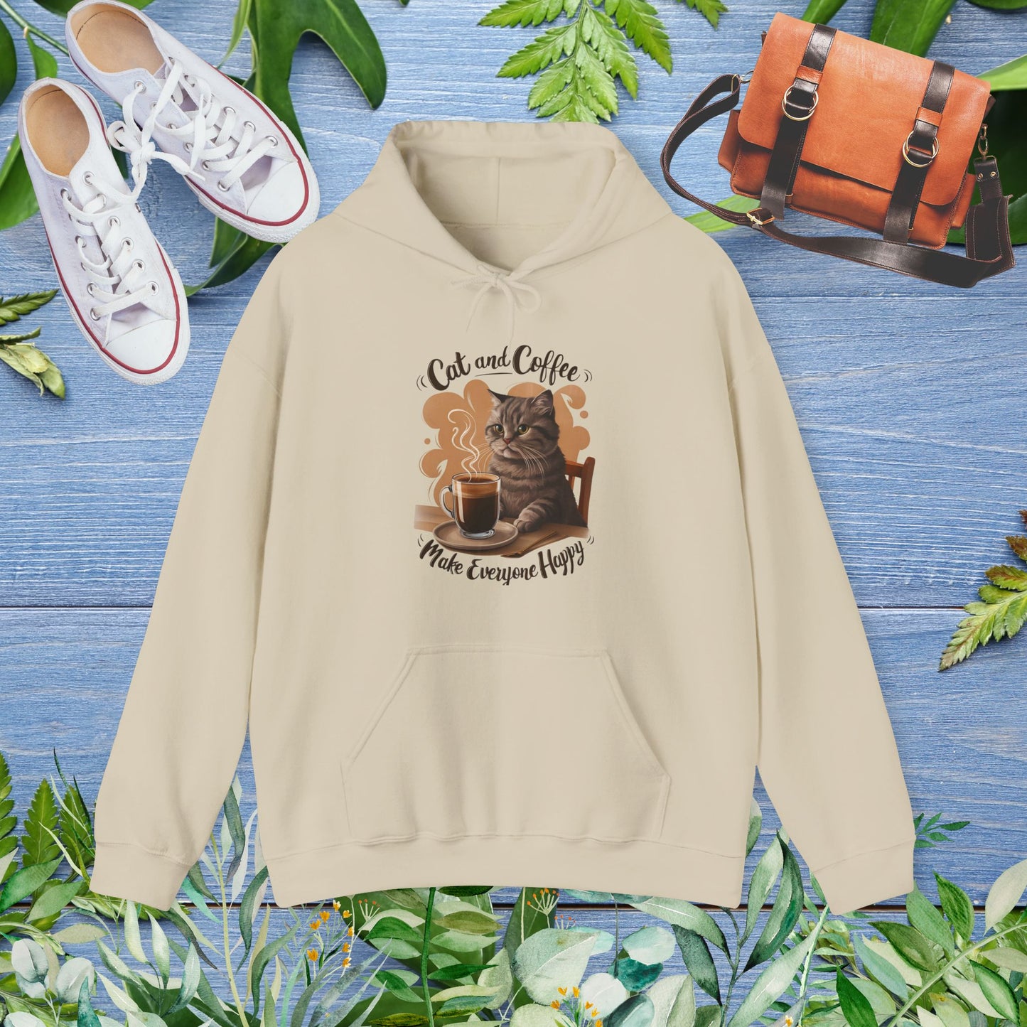 Cat and Coffee Hoodie - furevermama