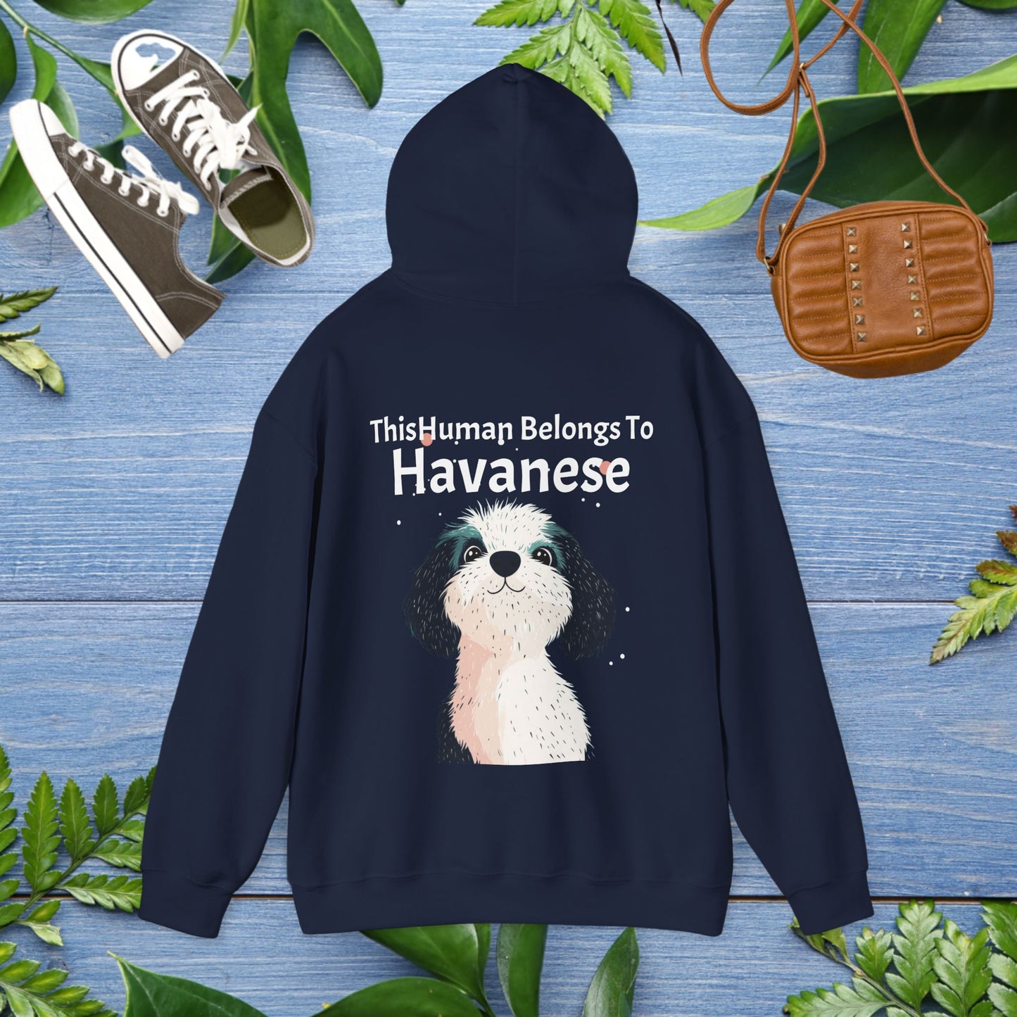 This Human Belongs To Havanese Unisex Hoodie - furevermama