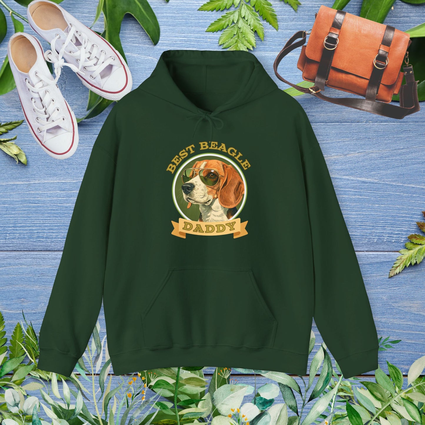 Best Beagle Daddy Hoodie - furevermama