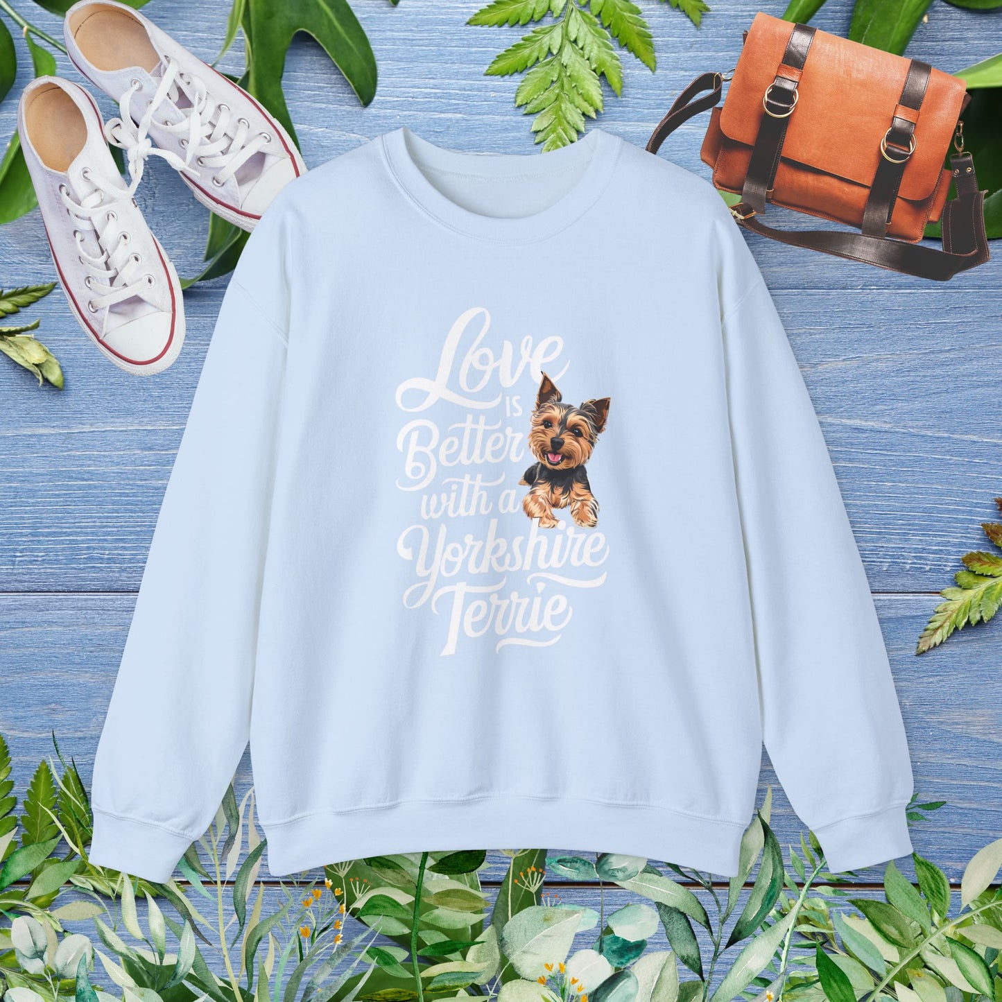 Life Is Better With A Terrie Yorkshire Unisex Sweatshirt - furevermama