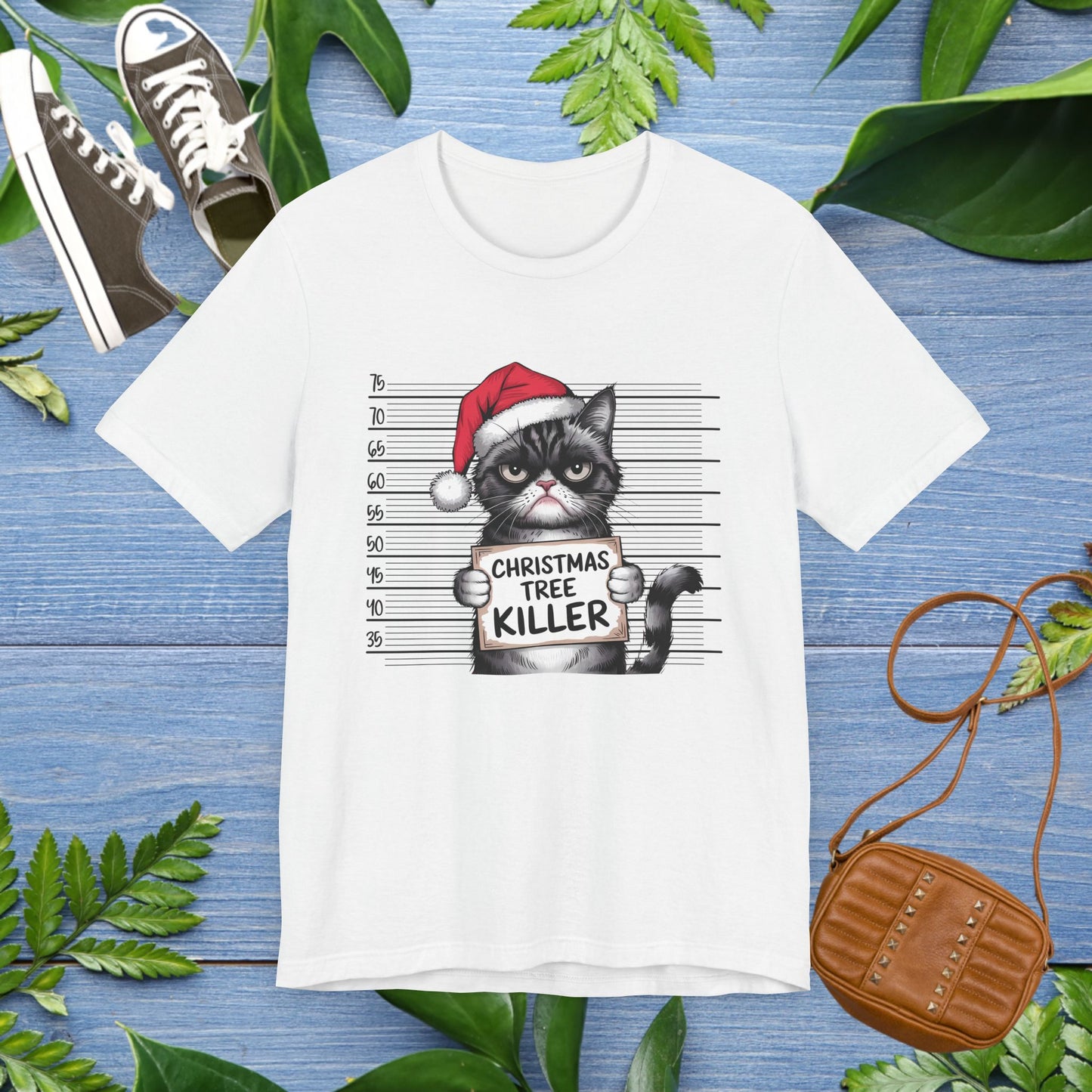 Christmas Tree Killer, Cat Graphic T-Shirt - furevermama