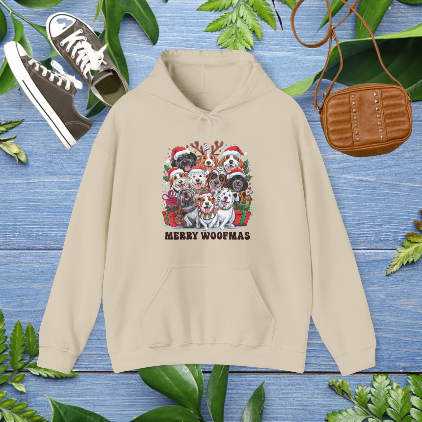 Merry Woofmas Unisex Hoodie - furevermama