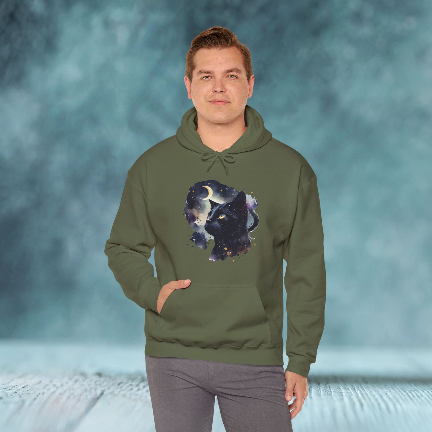 Moon Night Cat Unisex Hoodie - furevermama
