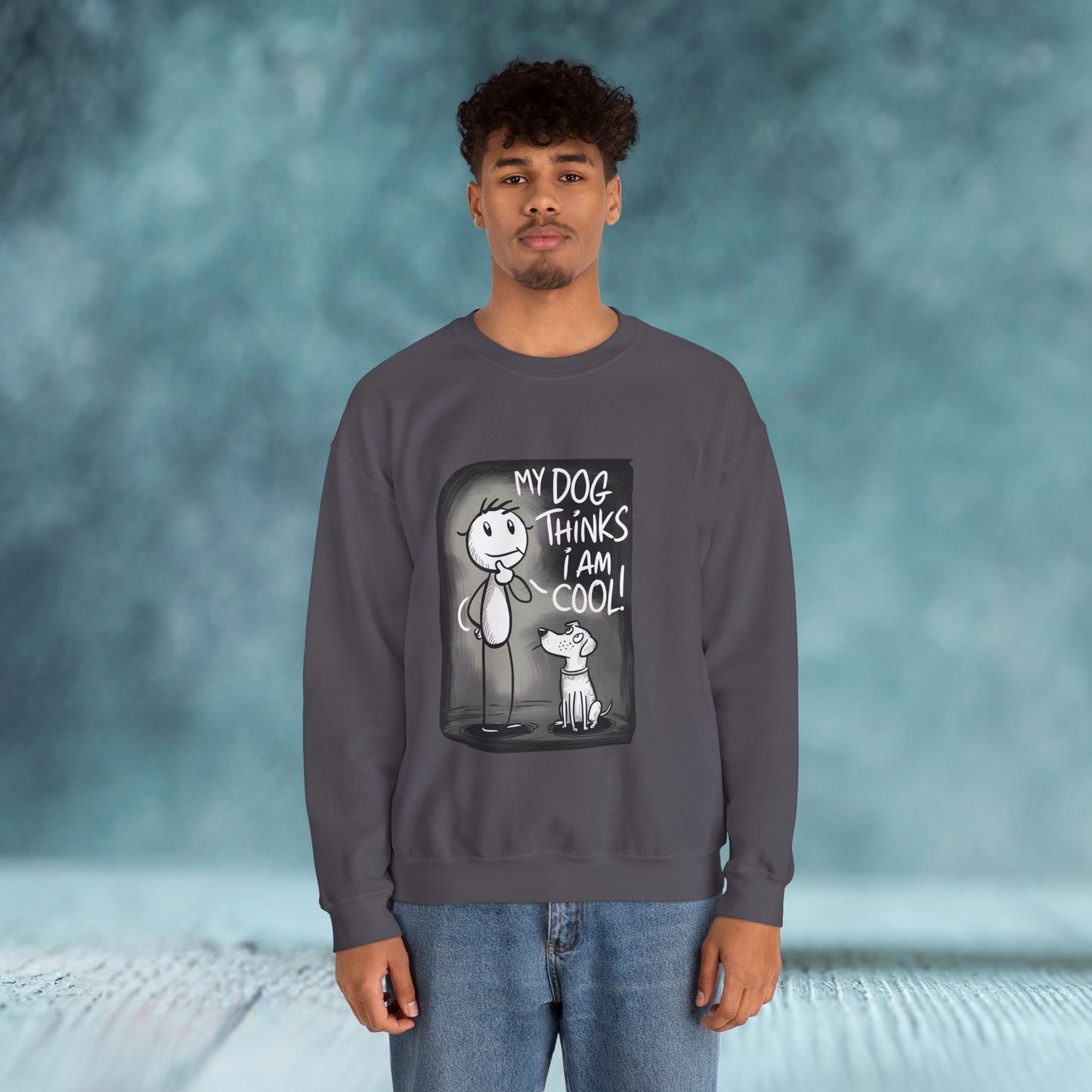 My Dog Thinks I Am Cool - Unisex Crewneck Sweatshirt - furevermama