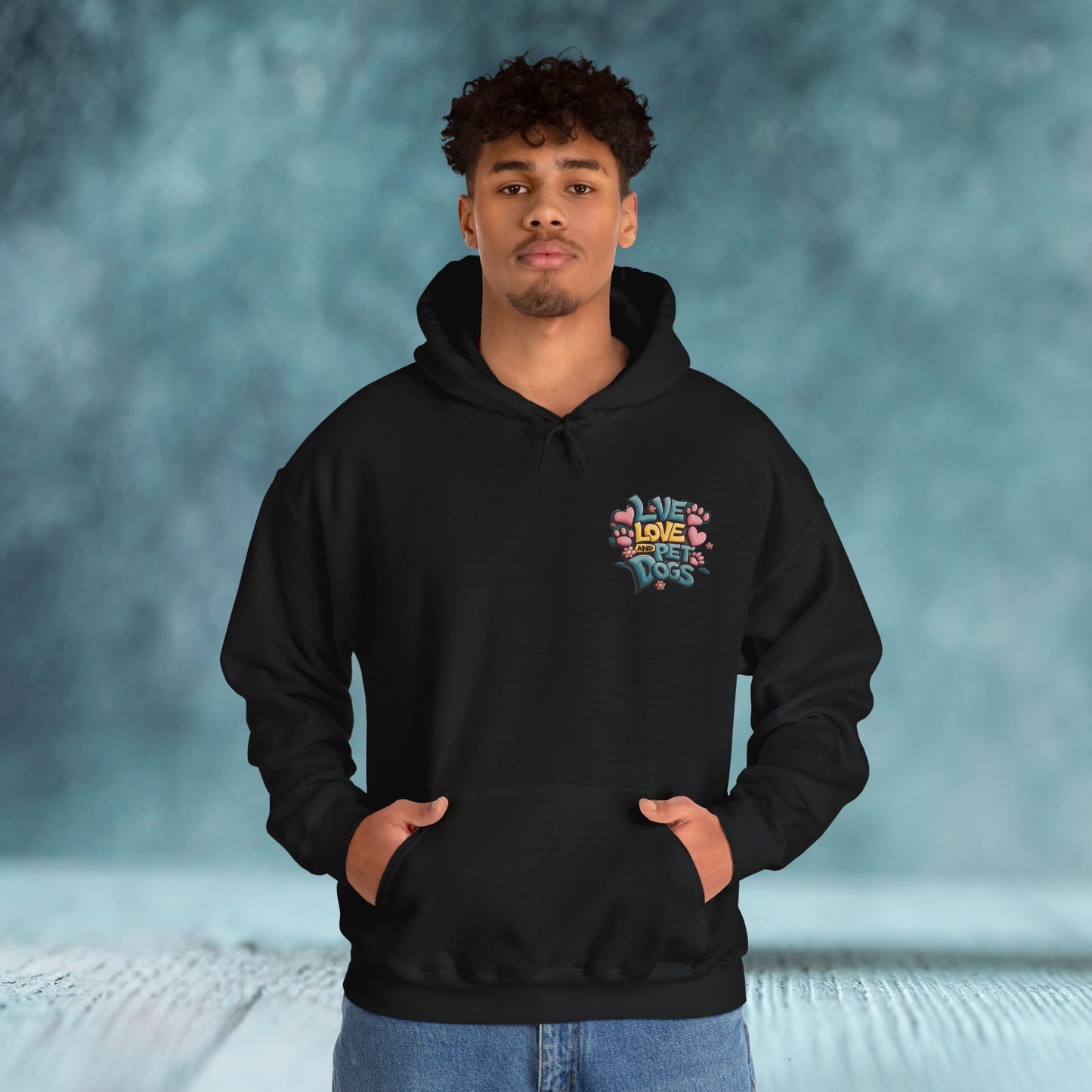 Live Love and Pet Dogs Hoodie (Double-Sided) - furevermama