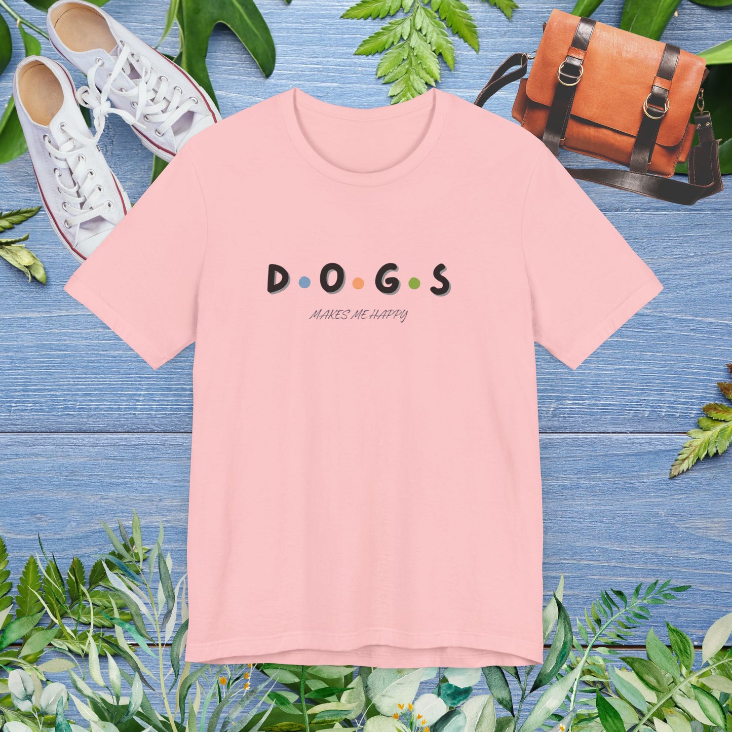 Dogs Make Me Happy T-Shirt - furevermama