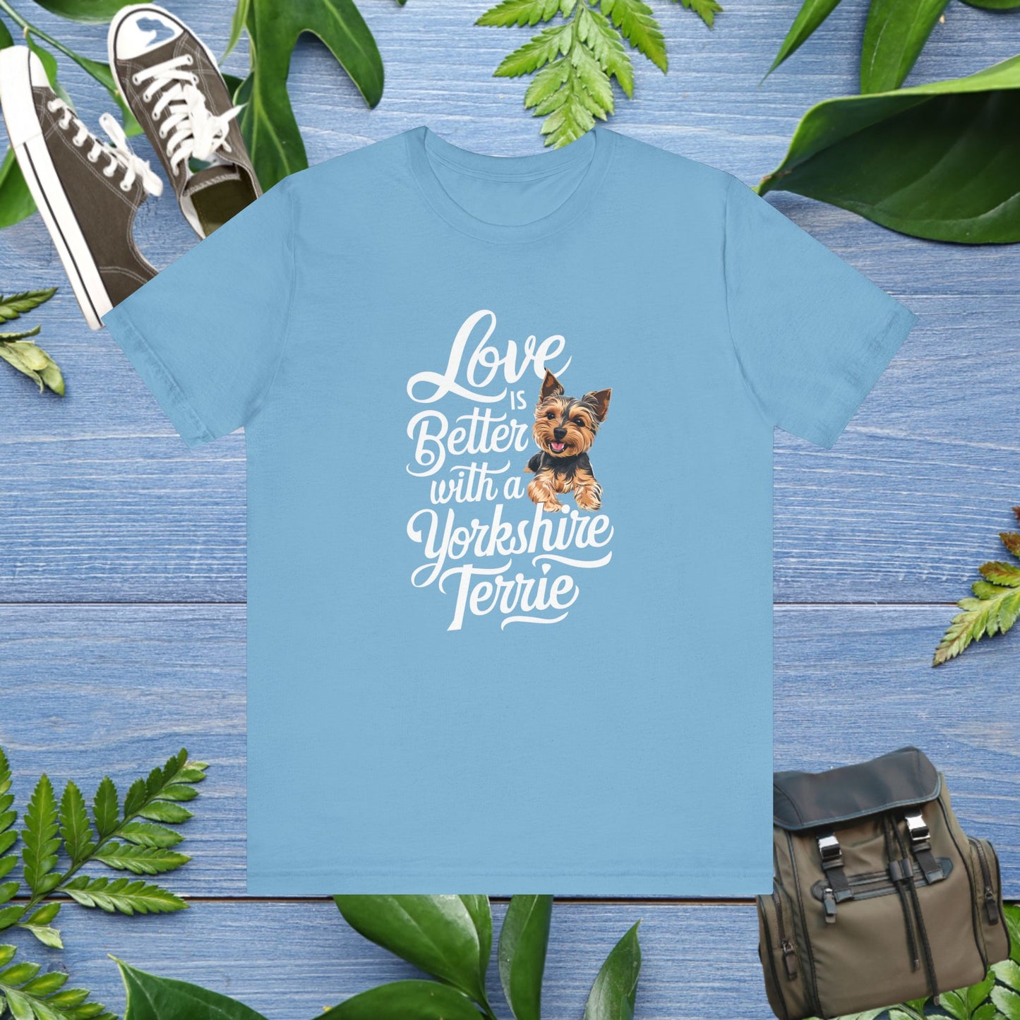 Life Is Better With A Terrie Yorkshire Unisex T-Shirt - furevermama