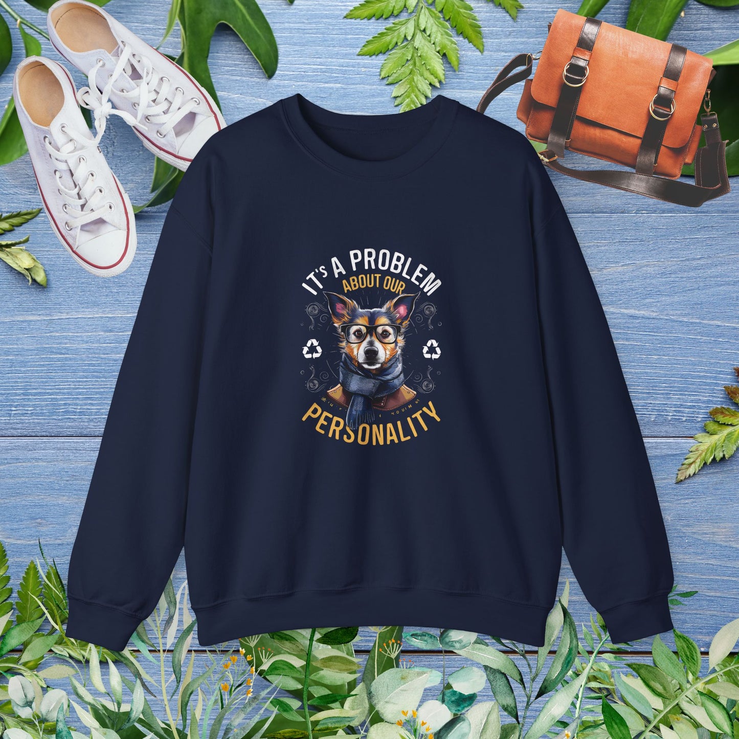 Problem About Your Personality Crewneck Sweatshirt - furevermama