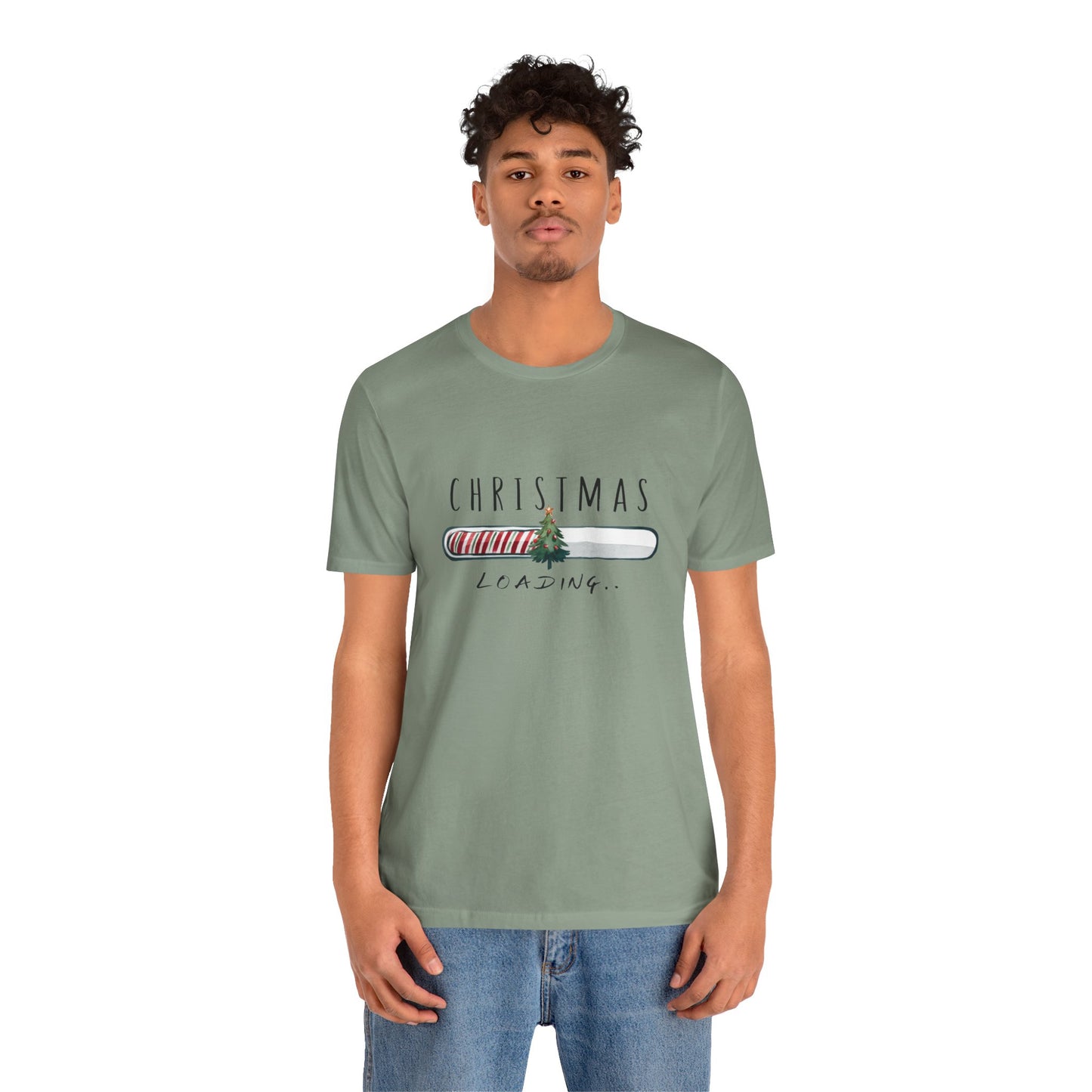 Christmas Is Loading Short Sleeve T-Shirt - furevermama