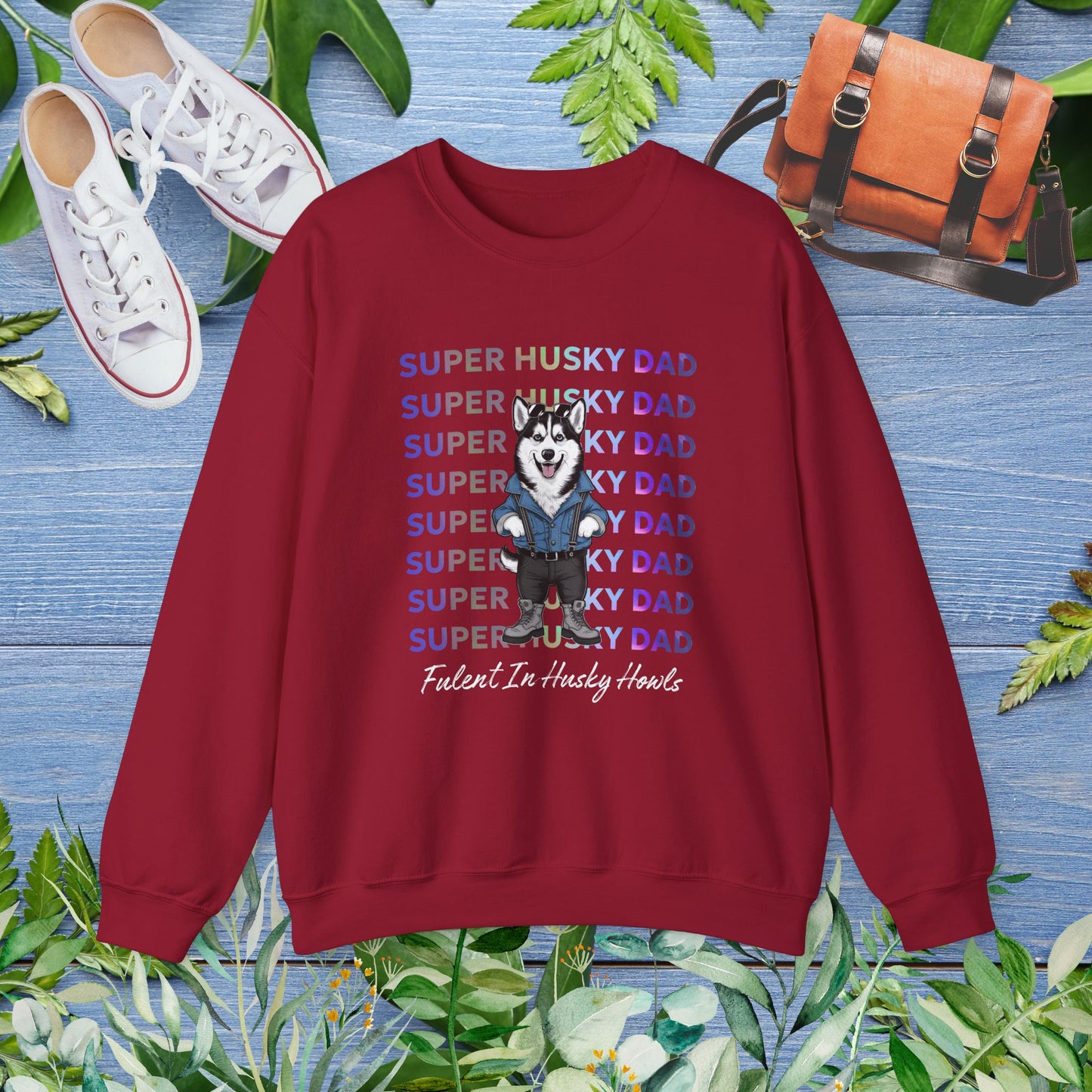 Husky Dad Sweatshirt - furevermama