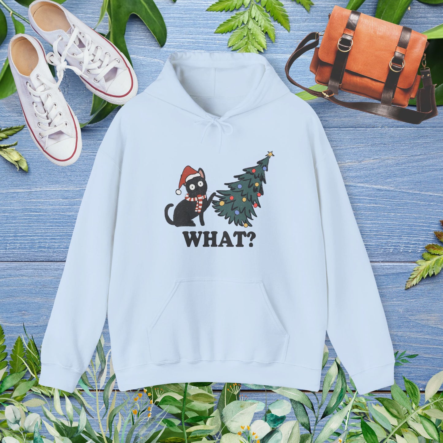 Naughty Cat Christmas Hoodie - furevermama