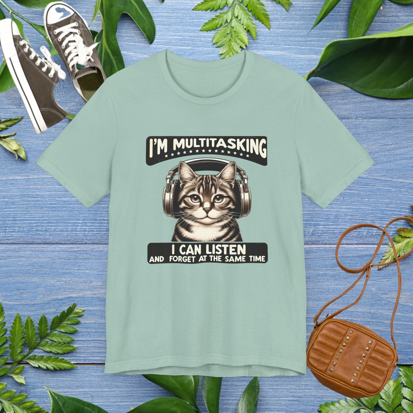 Multi-Tasking Cat Jersey Tee - furevermama