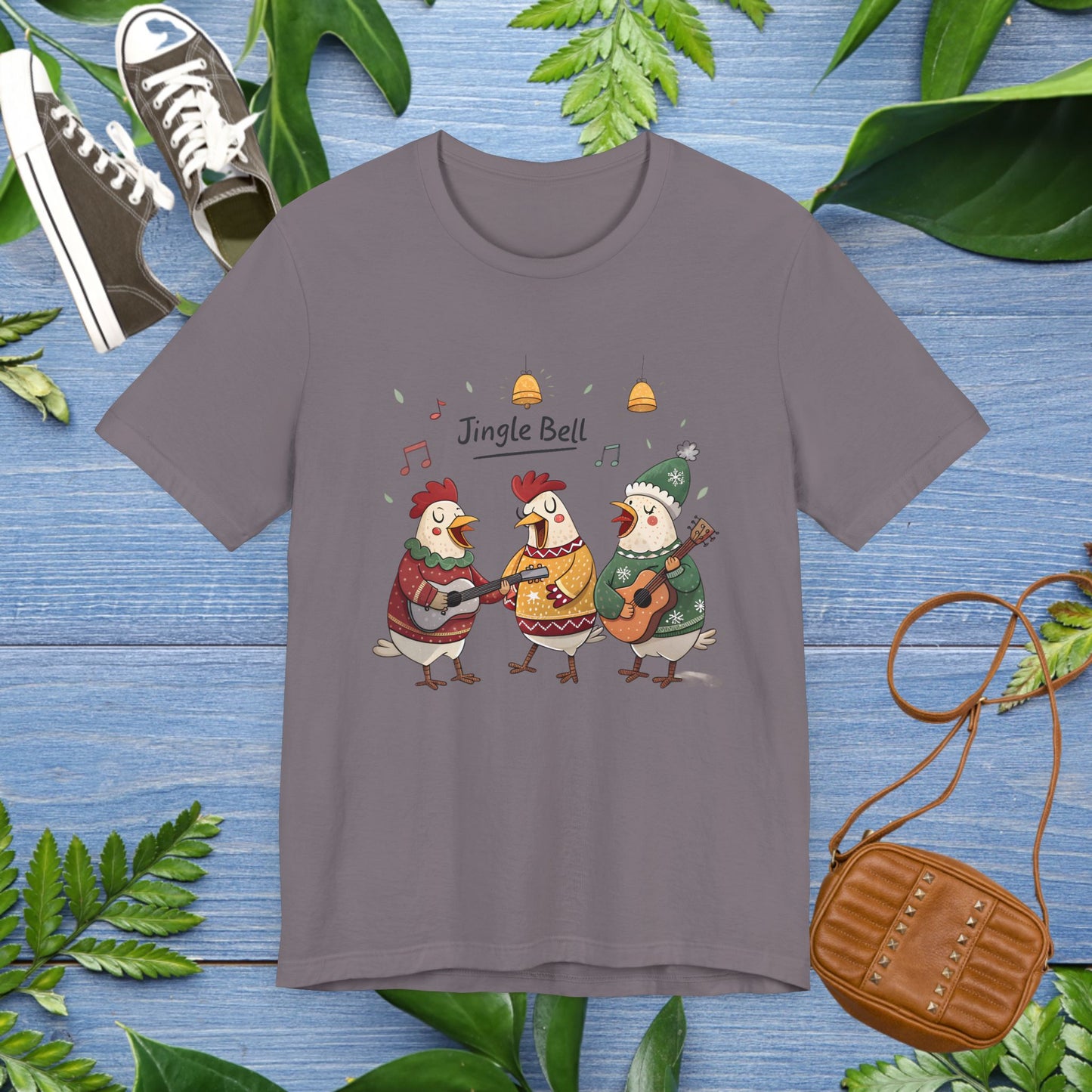 Jingle Bell Hens Unisex T-shirt - furevermama