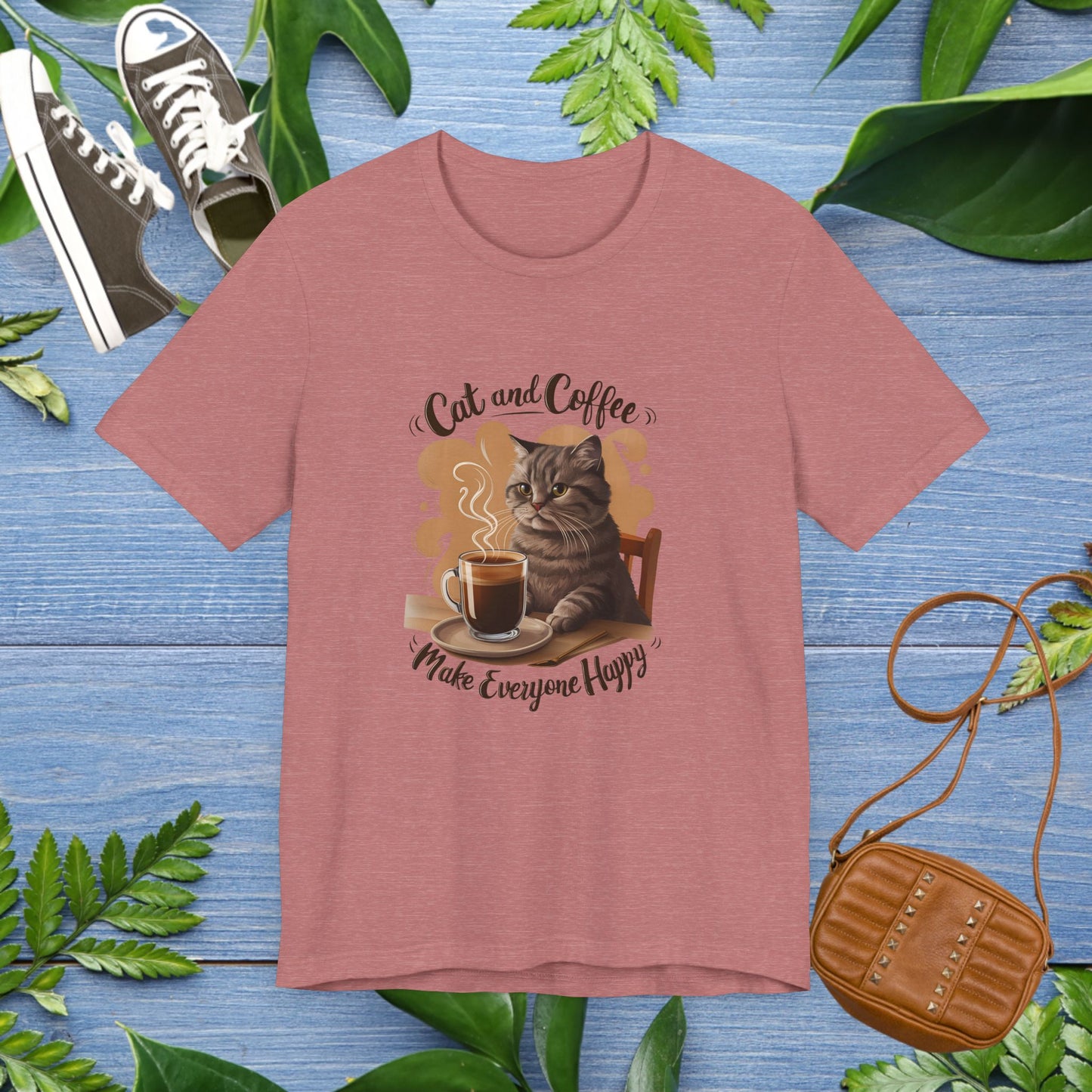 Cat and Coffee T-Shirt - furevermama