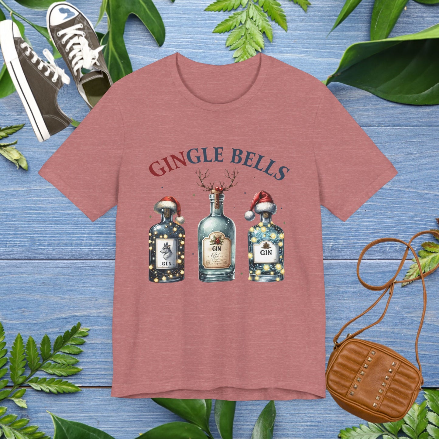 Gingle Bells Christmas Unisex Short-Sleeve T-shirt - furevermama