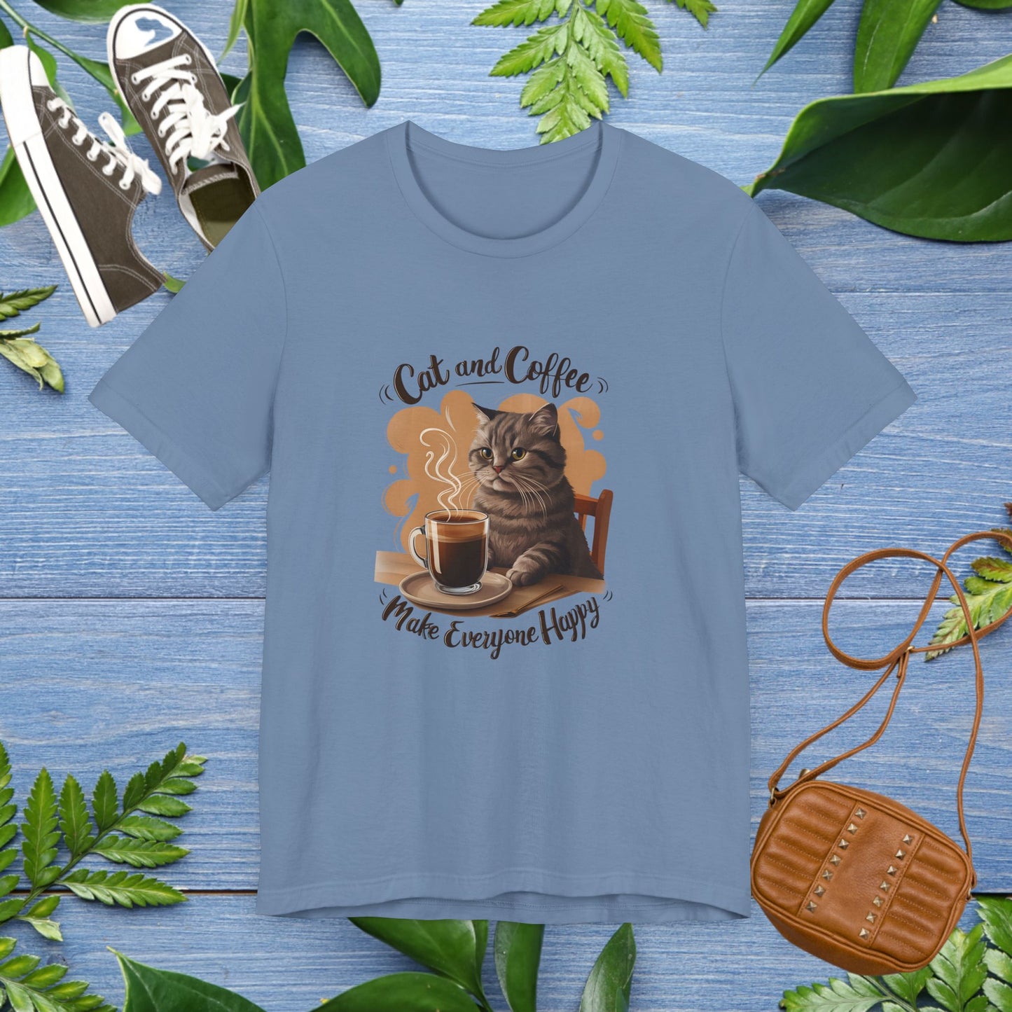 Cat and Coffee T-Shirt - furevermama