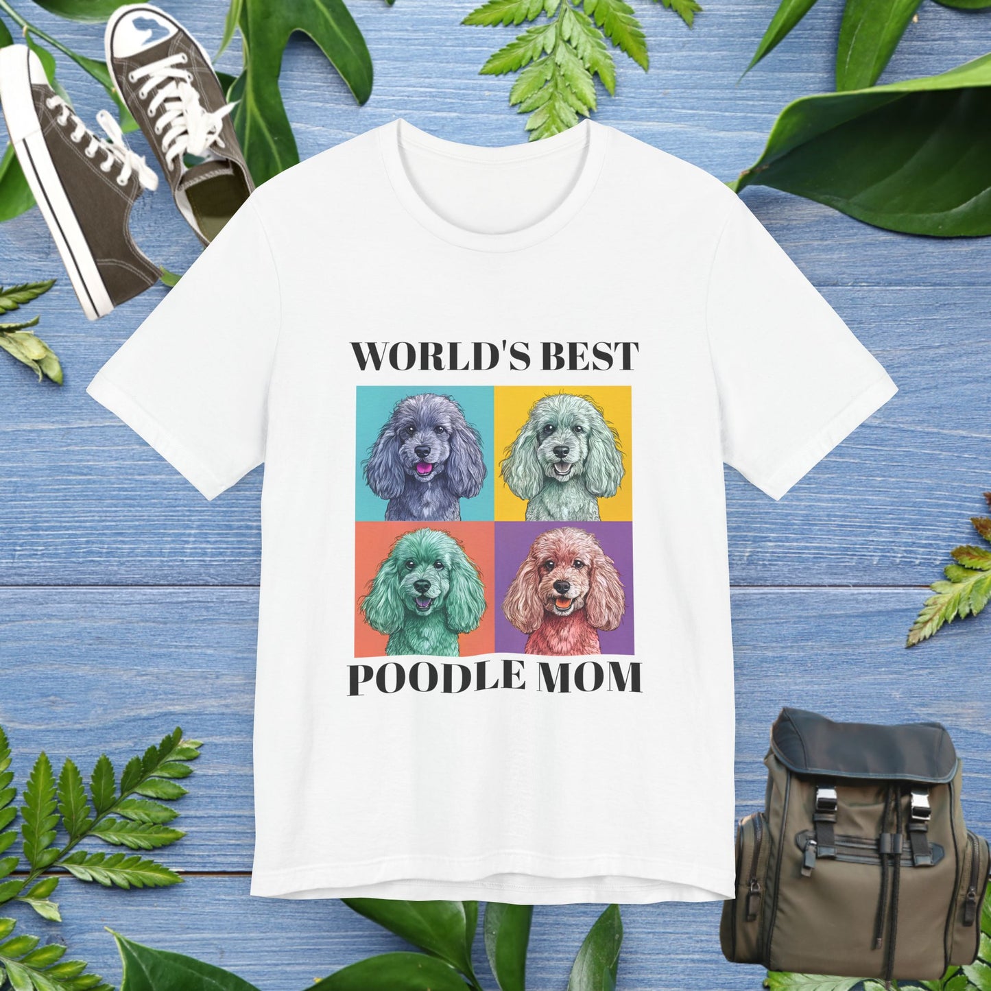 Poodle Color My Life T-Shirt - furevermama