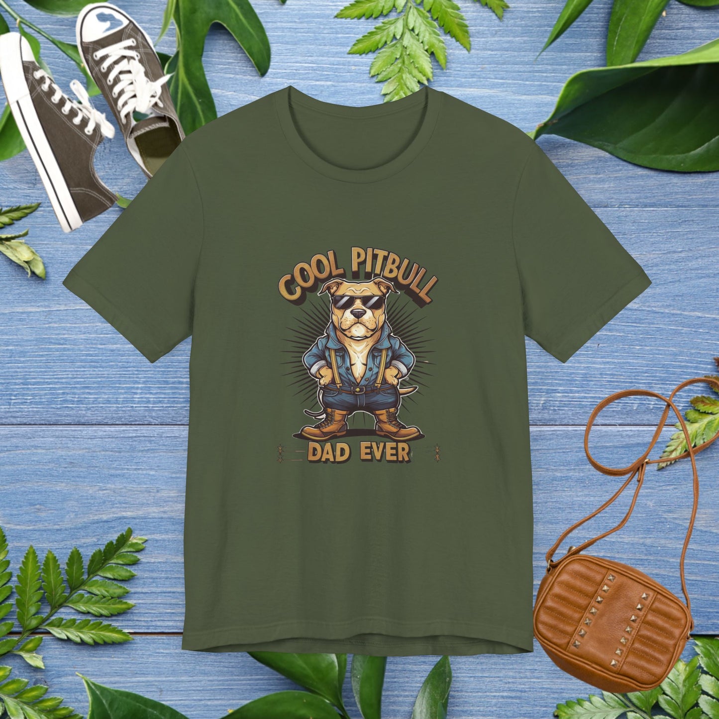 Pitbull Dad T-Shirt - furevermama