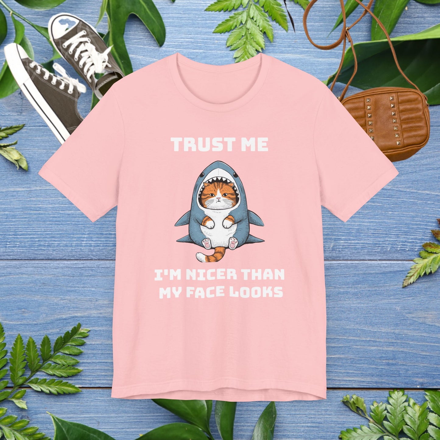 Cat in Shark Costume Unisex T-Shirt - furevermama