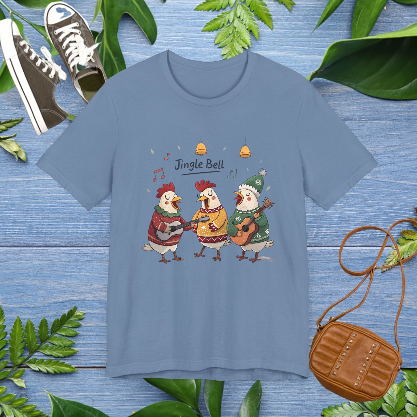 Jingle Bell Hens Unisex T-shirt - furevermama