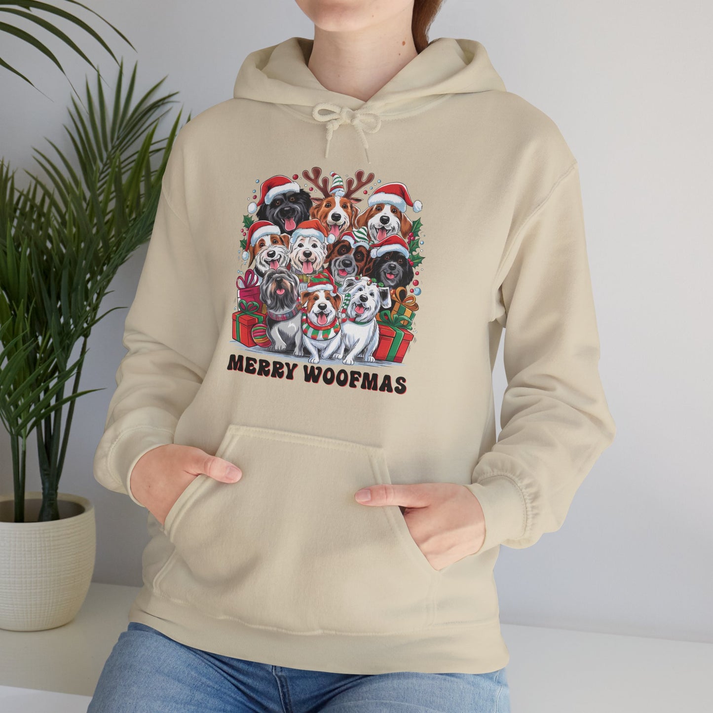 Merry Woofmas Unisex Hoodie - furevermama